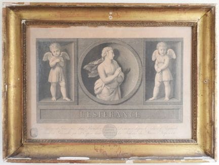 Auguste BOUCHER, d'après. L'Espérance, La Charité 