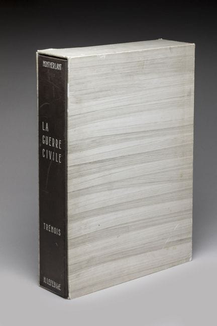 MONTHERLANT (Henry de). La Guerre civile. Paris, H