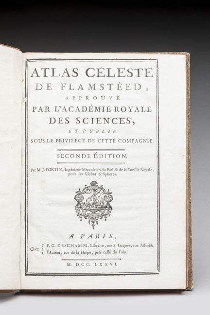 FLAMSTEED (John). Atlas céleste, approuvé par l'Ac