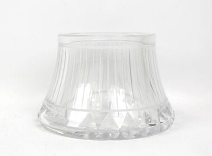 VAL SAINT LAMBERT - Vase en cristal taillé, marqué