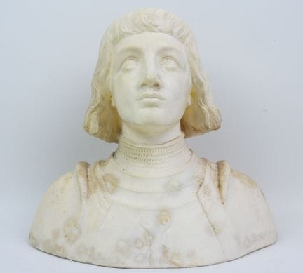 After Charles DESVERGNES (1860–1928). Plaster bust
