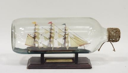 Model of the three-masted clipper "Cutty Sark, 186