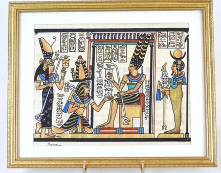 GAMAL (XX). Kopie eines ägyptischen Papyrus, gerah
