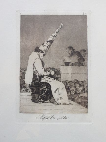 Francisco de GOYA (1746-1828), según: «Aquellos Po