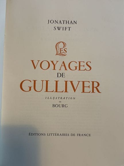 SWIFT: Los viajes de Gulliver. Ilustración de Bour