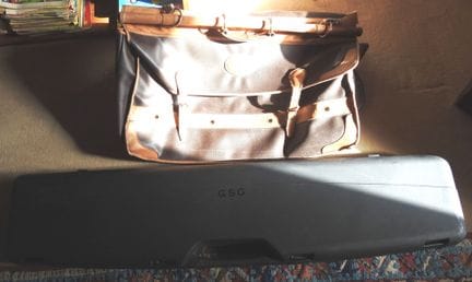 CLUB INTERCHASSE 
Large leather hunting bag

Inclu