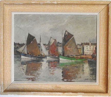 Robert Henri FOUQUES  (1892–1956)
Trawlers at Rest