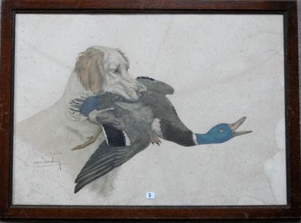 Léon DANCHIN (1887–1938)
Green-Collared Setter
Col