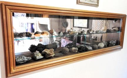 A collection of approximately 36 minerals, includi