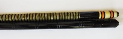 Joining of 2 wooden pool cues
L.: 145 cm