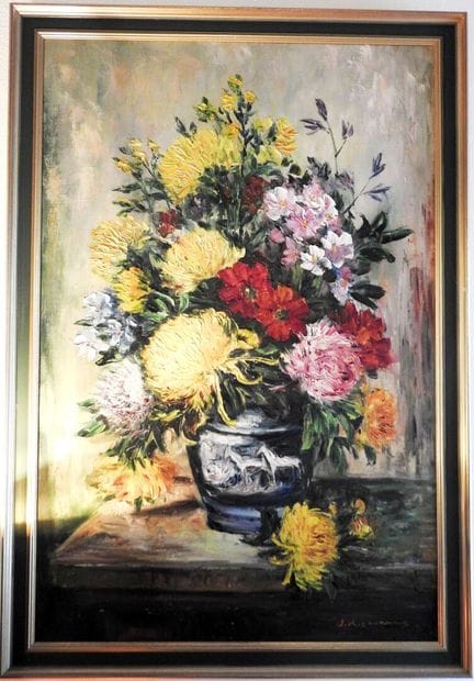 Modern School
Bouquet of Anemones on an Entablatur