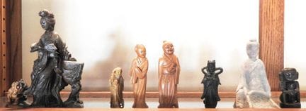 CHINA and others
Seven figures and deities made of