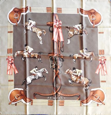 HERMES - Paris
Jumping silk carré by Ledoux
Marked