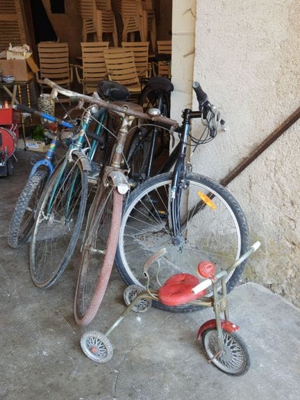 TROIS VELOS : Peugeot, Continental et Tive.Zer. On