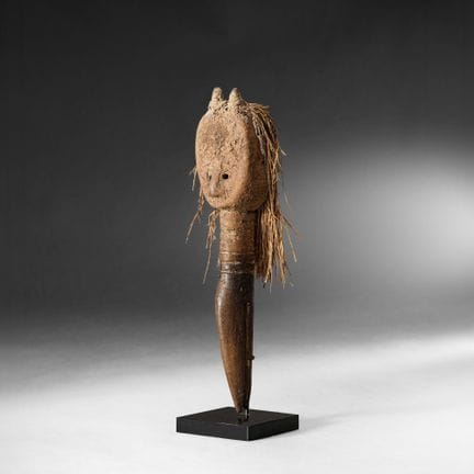 Dan Maou, Ivory Coast - Passport mask. Wood with c