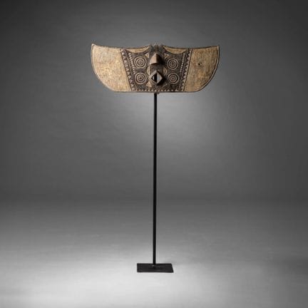 Bwa/ Bobo, Burkina Faso - Butterfly mask. Wood, na