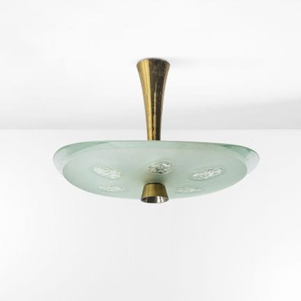 Max Ingrand . Lampada a sospensione mod. 1748 Diff