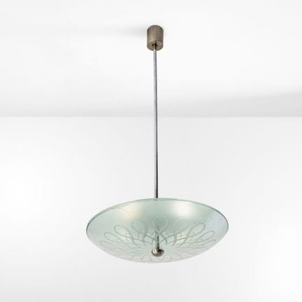 Gio Ponti . Lampada a sospensione Struttura in ott
