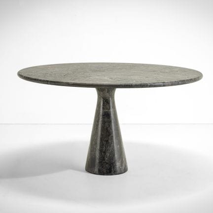 Angelo Mangiarotti . Tavolo mod. M Piano e base in