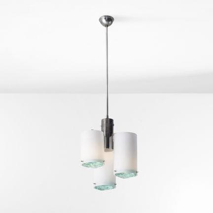 Max Ingrand . Lampada a sospensione mod. 2560 Stru