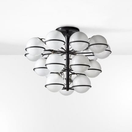 Gino Sarfatti . Lampada a sospensione mod. 2042/18
