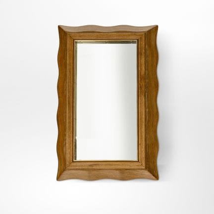 Paolo Buffa . Specchiera Struttura in legno e cris