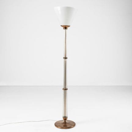 Tomaso Buzzi . Rara lampada da terra modello 502 F
