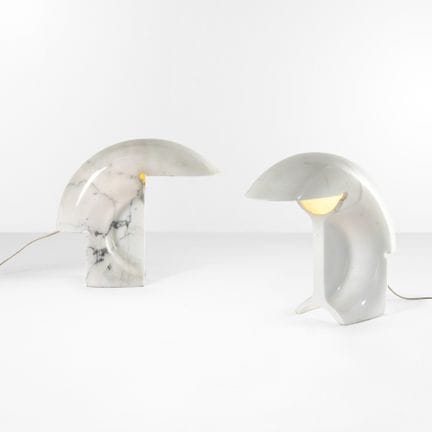 Tobia Scarpa . Due lampade da tavolo mod. Biagio S