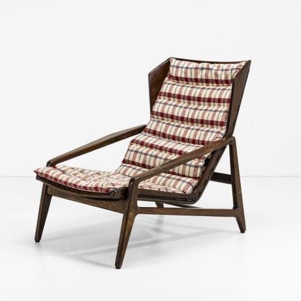 Gio Ponti . Poltrona mod. 811 Struttura in legno, 