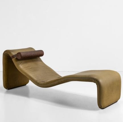 Olivier Mourgue . Chaise longue mod. Djinn Struttu