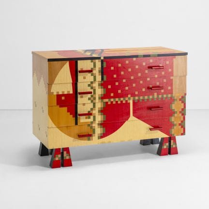 Alessandro Mendini . Mobile contenitore mod. Calam