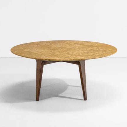 Gio Ponti . Tavolo basso Struttura in legno, piano