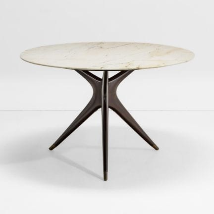 Ico Parisi . Tavolo mod. 1950.55 Struttura in legn