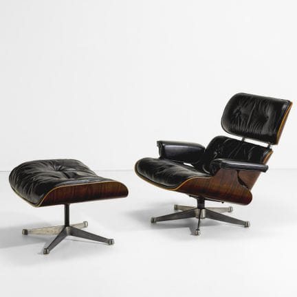 Charles & Ray Eames . Lounge chair 670 con ottoman