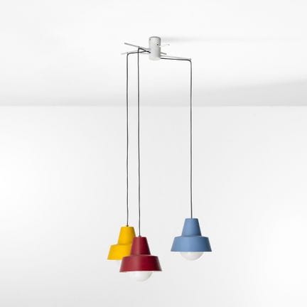 Gino Sarfatti . Lampada a sospensione mod. 2081 St