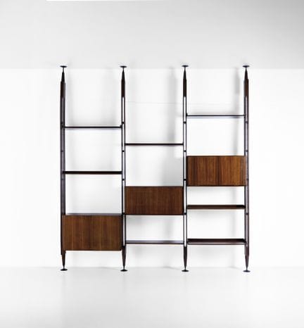 Franco Albini . Libreria mod. LB7 Struttura e mobi