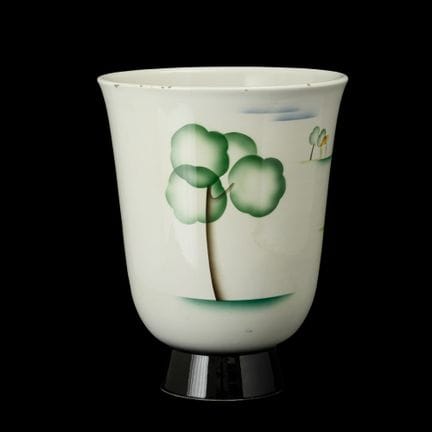 . Galvani, Pordenone, vers 1935. Grand vase en for