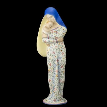 . Lenci, Turin, années 1940. « Madonna del Vento »