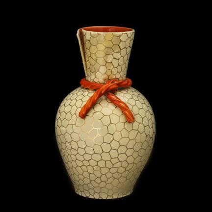 . Rometti, Umbertide, années 1940. Vase en forme d
