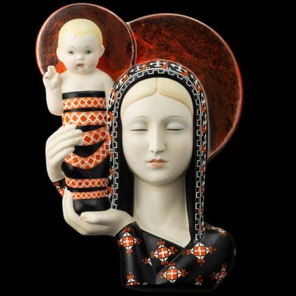 Andrea Bologna . Lenci, Turin, vers 1936. Vierge d