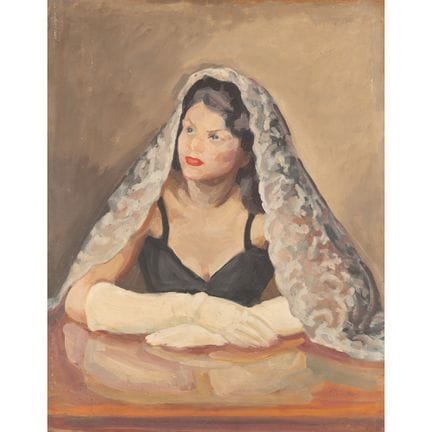 尼诺·贝托莱蒂（罗马，1889年—1971年）
《西班牙女子》
1940年，80×64厘米，硬纸板油