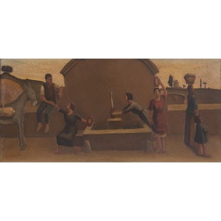 吉斯贝托·切拉基尼（福亚诺·德拉·基亚纳 1899年—佩特里尼亚诺·德尔·拉戈 1982年）
《泉》