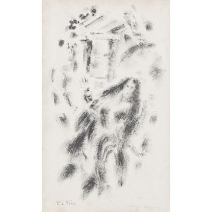 安德烈·马松（1896年出生于巴拉尼-苏尔-泰兰——1987年逝于巴黎）
《提香》
41×25 厘米