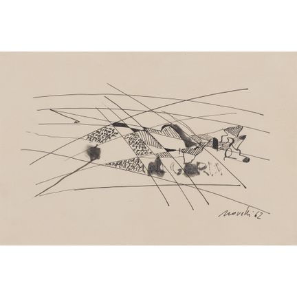Gastone Novelli (Vienna 1925 – Milan 1968)
"Algeri