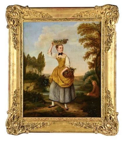 Coralie de FOURMOND (1803–1850)
Frau mit Korb
Lein