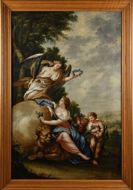 18th-century Italian School 
Allegory: Victory Rew