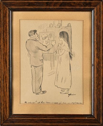 Jean-Louis FORAIN (1852–1931)
Maler und Modell: „S
