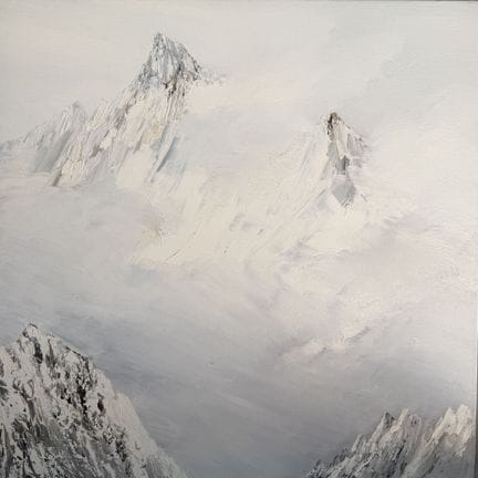 Hilary DYMOND (geb. 1953).
Berglandschaft,
(Alpenl
