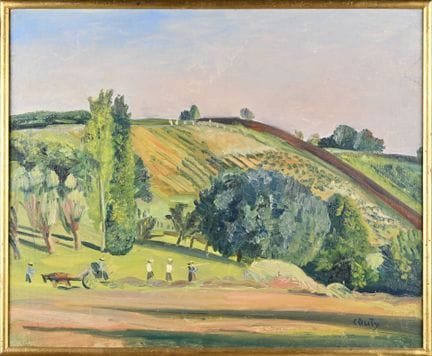 Jean COUTY (1907–1991)
Landscape with a Hill
Oil o
