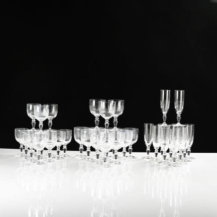 BACCARAT Modello Renaissance, servizio di bicchier